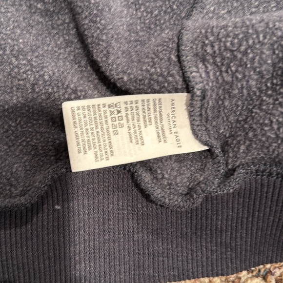 American Eagle Navy Blue Jegging Fit Zip-Up Hoodie size Medium - Picture 6 of 6